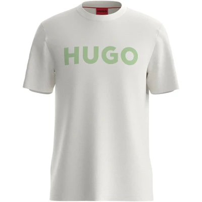Afbeelding van HUGO Dulivio Tshirt print, Heren, Maat: Large, Natural