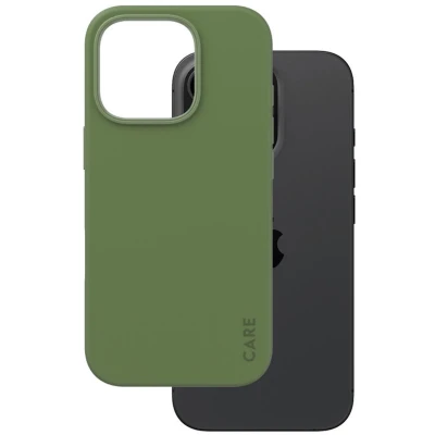 Afbeelding van CARE by PanzerGlass Fashionable Case Groen w. MagSafe iPhone 16 Pro