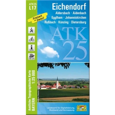 Afbeelding van ATK25 L17 Eichendorf (Amtliche Topographische Karte 1:25000)