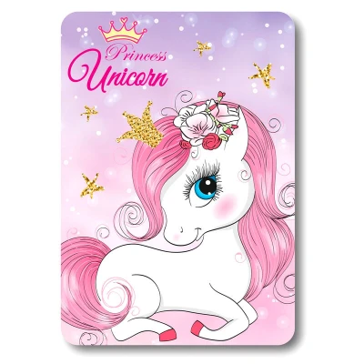 Afbeelding van Unicorn Fleece deken 8435631351047