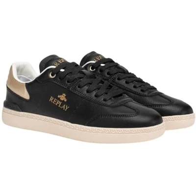 Afbeelding van Replay Pyper W Action Dames Sneaker Zwart Maat 40