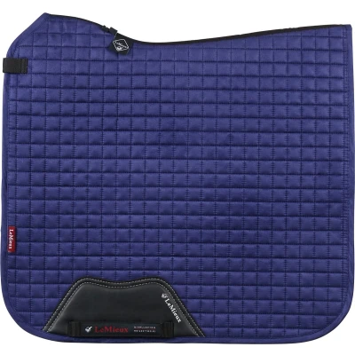 Afbeelding van LeMieux Zadeldekje Luxury Square Dr Ink Blue S/M (Pony/Cob)