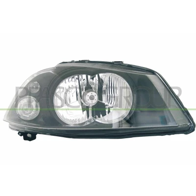 Afbeelding van PRASCO ST0334903 Koplampen rechts H4 Geel Met knipperlamp voor rechtsrijdend verkeer lamphouder Zonder afregelmotor LWR SEAT: Ibiza 3