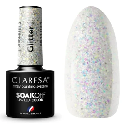 Afbeelding van Soak Off UV/LED Glitter hybride vernis 1 5g