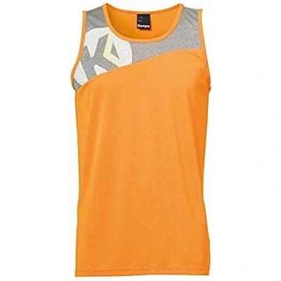 Afbeelding van Kempa Core 2.0 Singlet Fel Oranje Donker Grijs Melange Maat XL