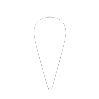 Afbeelding van Elli Heart Basic Ketting silvercoloured, Dames, Maat: 45, Silver coloured