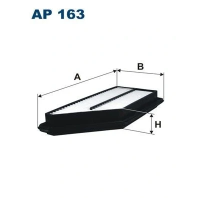 Afbeelding van FILTRON AP 163 Luchtfilter 49 162 334 Filter insert