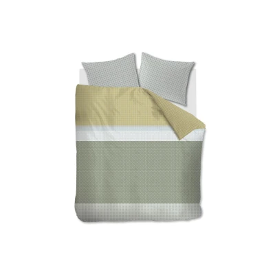 Afbeelding van Beddinghouse Bernou dekbedovertrek Lits Jumeaux 240x200/220 Groen