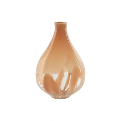 Afbeelding van Vaas Home ESPRIT Perzik Kristal Modern 22 x 33,5 cm