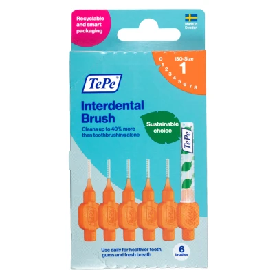 Afbeelding van TePe Ragers 0,45 mm Oranje blister à 6 stuks