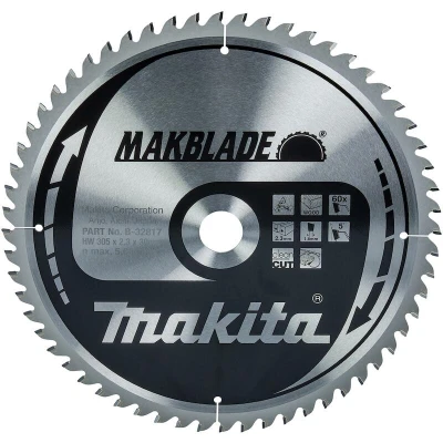 Afbeelding van Makita Zaagblad Hout 305X30x2,3 60T 5G B 32817