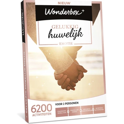 Afbeelding van Wonderbox Cadeaubon Gelukkig huwelijk Emotie