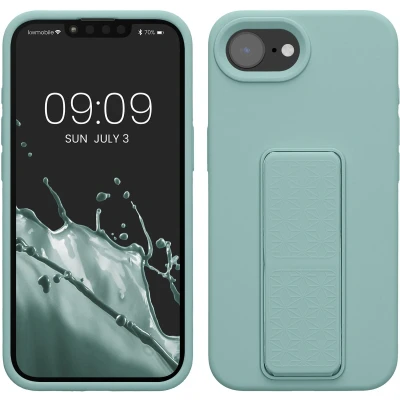 Afbeelding van kwmobile back cover voor smartphone geschikt Apple iPhone SE 2025 / 4 4. Generation 1x beschermhoesje van kunststof In mintgroen