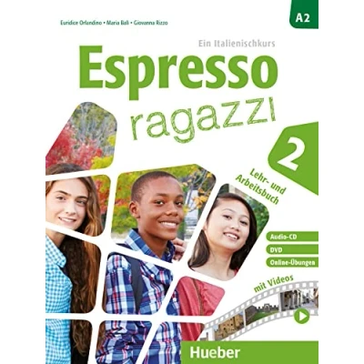 Afbeelding van Espresso ragazzi 2. Lehr und Arbeitsbuch mit DVD Audio CD Schulbuchausgabe