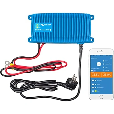 Afbeelding van Victron Energy Oplader 13A 12V blauw smart IP67 Bluetooth 12/13 1 Schuko BPC121313006