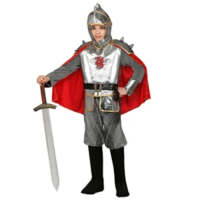Afbeelding van WIDMANN MILANO PARTY FASHION Kinderkostuum ridder, crossover, soldaat, middeleeuws, carnavalskostuums
