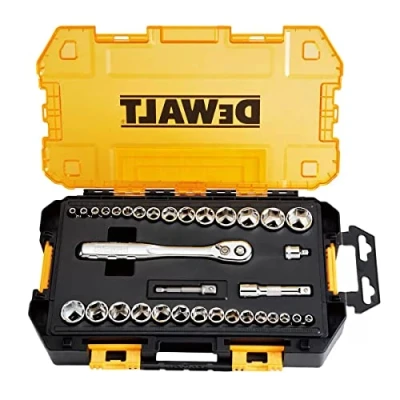 Afbeelding van DEWALT® DWMT45034 monteur dopsleutelset 1/4 inch en 3/8 inch, 34 stuks