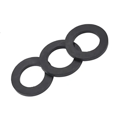 Afbeelding van 12 stuks platte rubberen sluitringen O ring vervangende slangaansluiting voor kranen en douchekop (1 inch)