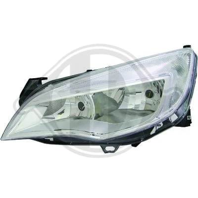 Afbeelding van DIEDERICHS 1807981 Koplampen Links H7/H7 Met daglicht voor rechtsrijdend verkeer elektromotor OPEL: Astra J Sports Tourer, Hatchback