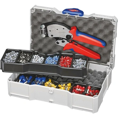 Afbeelding van Knipex Twistor 16 97 90 13 Krimpset Adereindhulzen 0.14 tot mm²