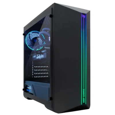 Afbeelding van CoolBox DeepGaming Venom Desktop Intel Core i7 10700F, GeForce GTX1650 4 GB, 16 GB DDR4, 1 TB SSD NVMe, WiFi 5.0 GHz, W10 vooraf geïnstalleerd zonder licentie. PC Gaming Zwart
