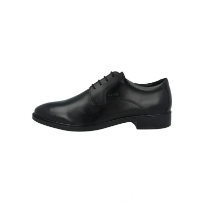 Afbeelding van Geox Gladwin Veterschoenen, Heren, Maat: 41, Black Leer