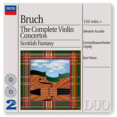 Afbeelding van Salvatore Accardo, Gewandhausorchester Leipzig, Kurt Musur Bruch: The Complete Violin Concertos (2 CD)