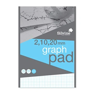 Afbeelding van Silvine Professioneel grafisch blok A4 50 vellen 90 g/m² papier A4GP21020
