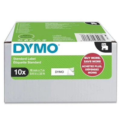 Afbeelding van Dymo 2093098 Tape Zwart op wit