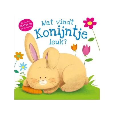 Afbeelding van Uitgeverij rebo voelboek wat vindt konijntje leuk?