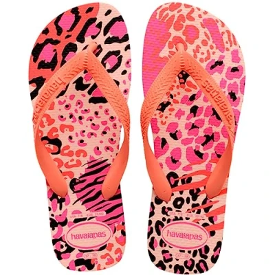Afbeelding van Havaianas Top Animals Teenslippers voor dames, roze, ballet, 36/37 EU, balletroze, 3,5/4 UK, Roze Ballet