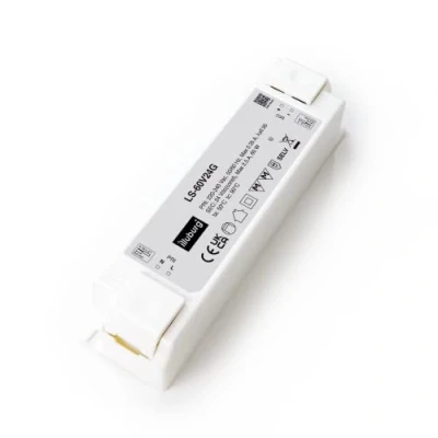 Afbeelding van illuburg Led transformator, 24 V, 60 W, zonder flikkeren, voor lamp, ledstrip, voeding, driver power supply
