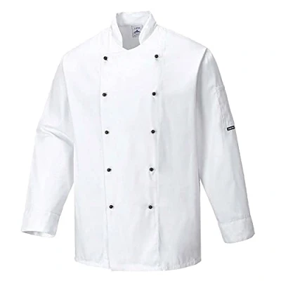 Afbeelding van Somerset Koksjas maat 4XL, White