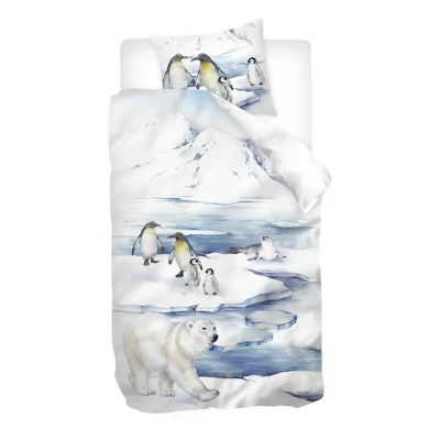 Afbeelding van Snoozing Todz Dekbedovertrek Eenpersoons 140x200/220 cm Wit