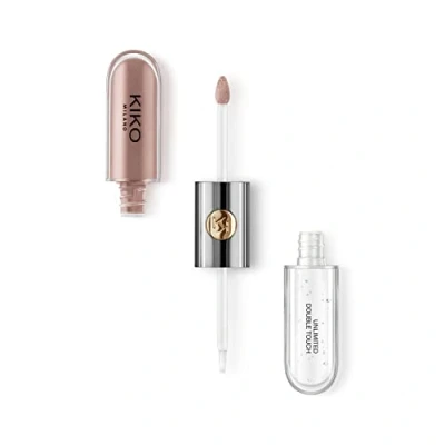 Image de KIKO Milano Unlimited Double Touch 130 Rouge À Lèvres Liquide En 2 Étapes, Fini Lumineux. Tenue Jusqu’À 12 Heures. Base Colorée Sans Transfert