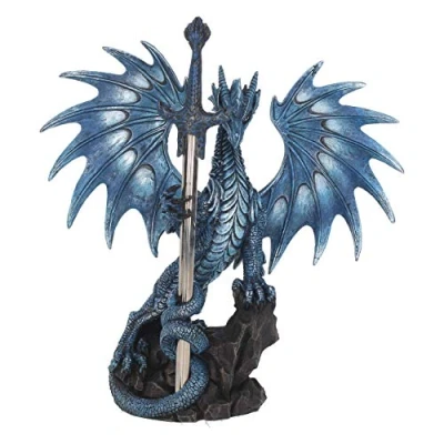 Afbeelding van Nemesis Now Beeld/figuur Sea Blade Draak Blauw