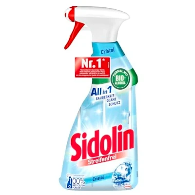 Afbeelding van Sidolin Cristal Glasreiniger Ruitenreiniger voor een perfecte glans en tegen microscheuren