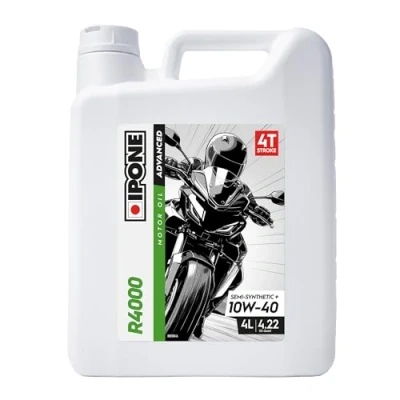 Afbeelding van IPONE 4 takt olie 10 W40 R4000 RS jerrycan l semi synthetisch met esters uitzonderlijke slijtvastheid