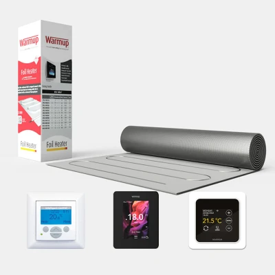 Afbeelding van Warmup 6m² Verwarmingsfolie oa laminaat, PVC 15jr Garantie elektrische vloerverwarming
