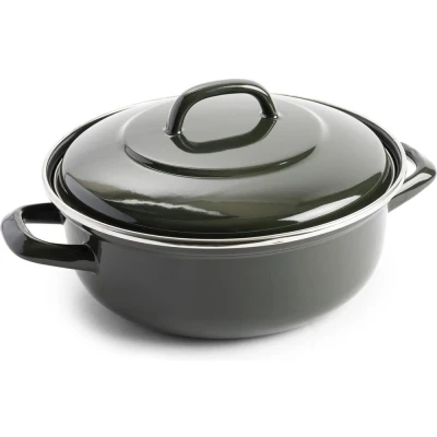 Afbeelding van Dagelijkse Kost Stoofpot Met Keramische Antikleeflaag Deksel 22cm, 2,5 Liter