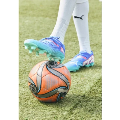 Afbeelding van Puma Future 7 Ultimate LOW FG/AG Voetbalschoenen met kunststof noppen, Heren, Maat: 41, Bluemazing/white/electric peppermint Textiel/ synthetisch