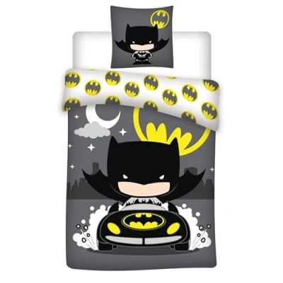 Afbeelding van Batman Dekbedovertrek gots! 140 x 200 cm Bio katoen