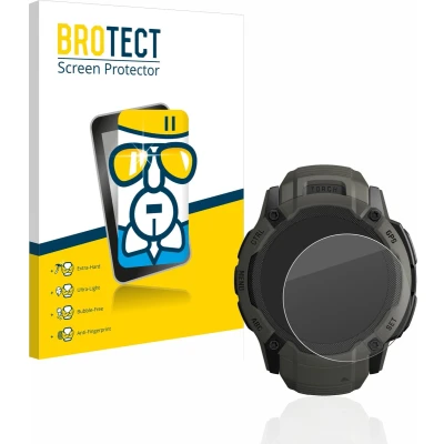 Afbeelding van BROTECT Screenprotector voor Garmin Instinct 2X Solar Folie Beschermfolie Beschermglas transparant