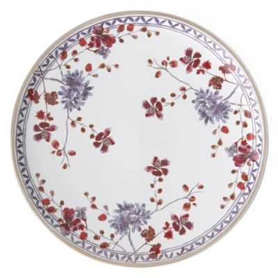 Afbeelding van Villeroy &amp; Boch Artesano Provençal Lavendel pizzabord, 32 cm, premium porselein, wit/meerkleurig
