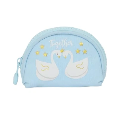 Afbeelding van Portemonnee Glow Lab Cisnes Blauw 9.5 x 7 3 cm