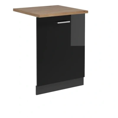 Afbeelding van Vicco R Line Noir brillant 60 cm AP Chêne
