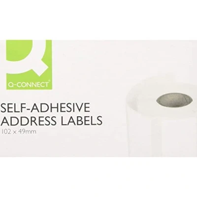 Afbeelding van Q CONNECT Adreslabels, zelfklevend, 180 stuks, 102 x 49 mm