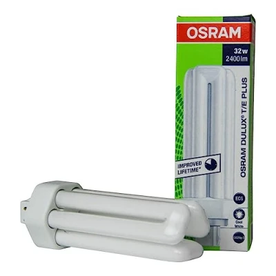 Afbeelding van OSRAM Spaarlamp Energielabel: G (A G) GX24q 3 146 mm 230 V 32 W Neutraalwit Buis 1 stuk(s)