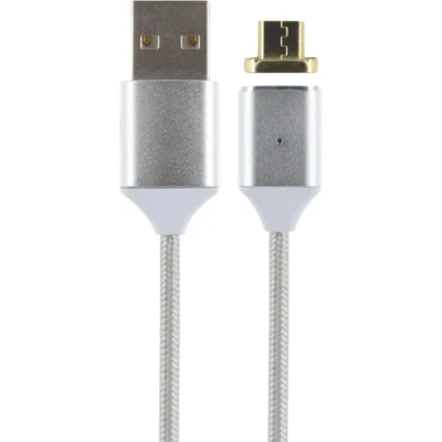 Afbeelding van Bigben Connected, Magnetische USB/micro USB kabel, Grijs