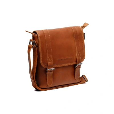 Afbeelding van The Chesterfield Brand Leren Schoudertas Cognac Adelanto